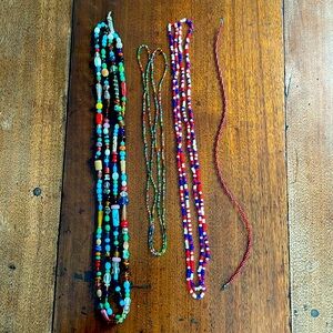 Bead necklace bundle vintage